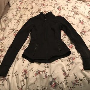 Black workout jacket